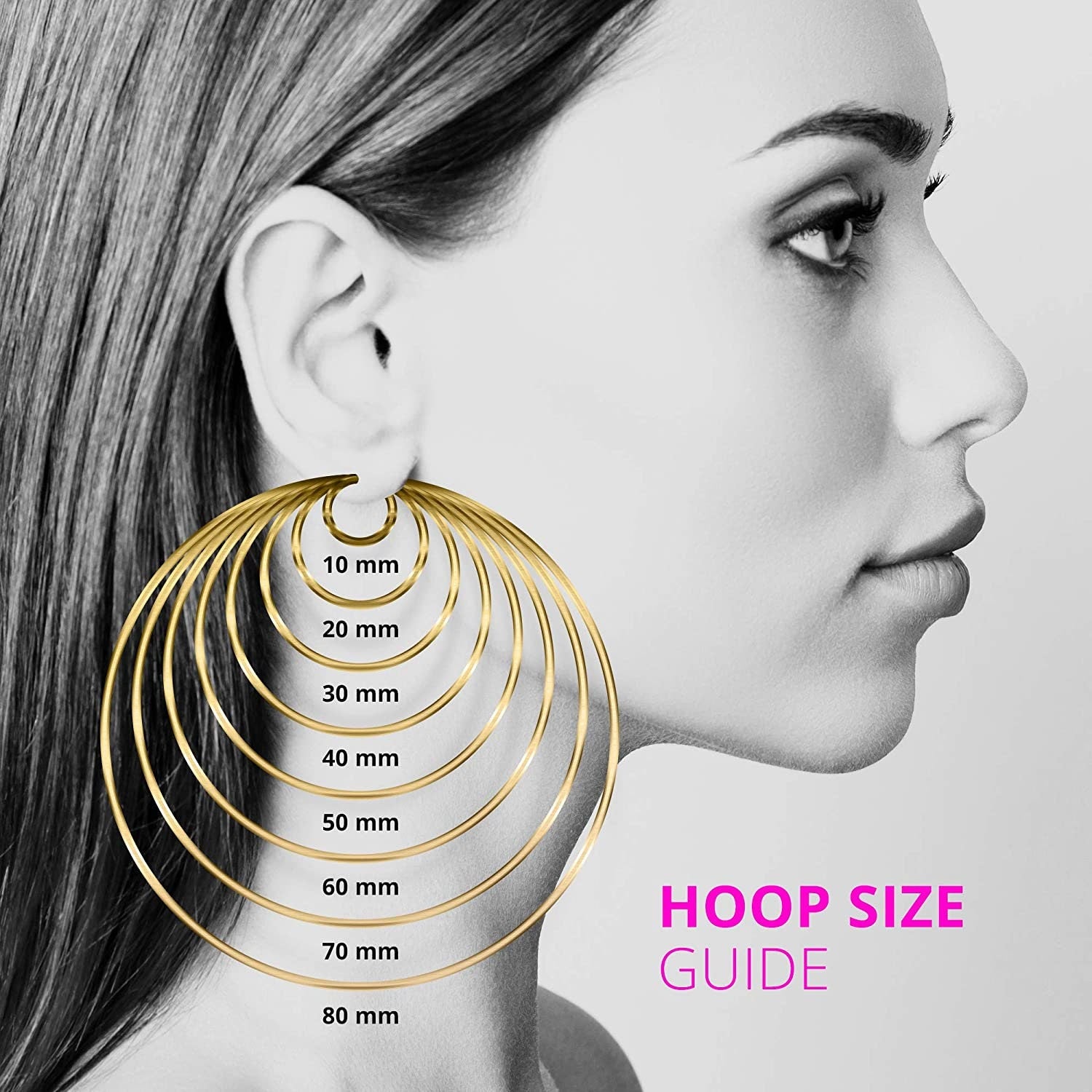10k Yellow Gold Diamond-cut XO Hugs & Kisses Oval Hoop Earrings -Creole Shrimp Earrings - 19.2mm - Real 10k Gold - Gifts for her women