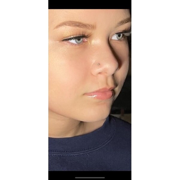 14k Yellow, Rose or White Gold 20G 2mm CZ Nose Stud