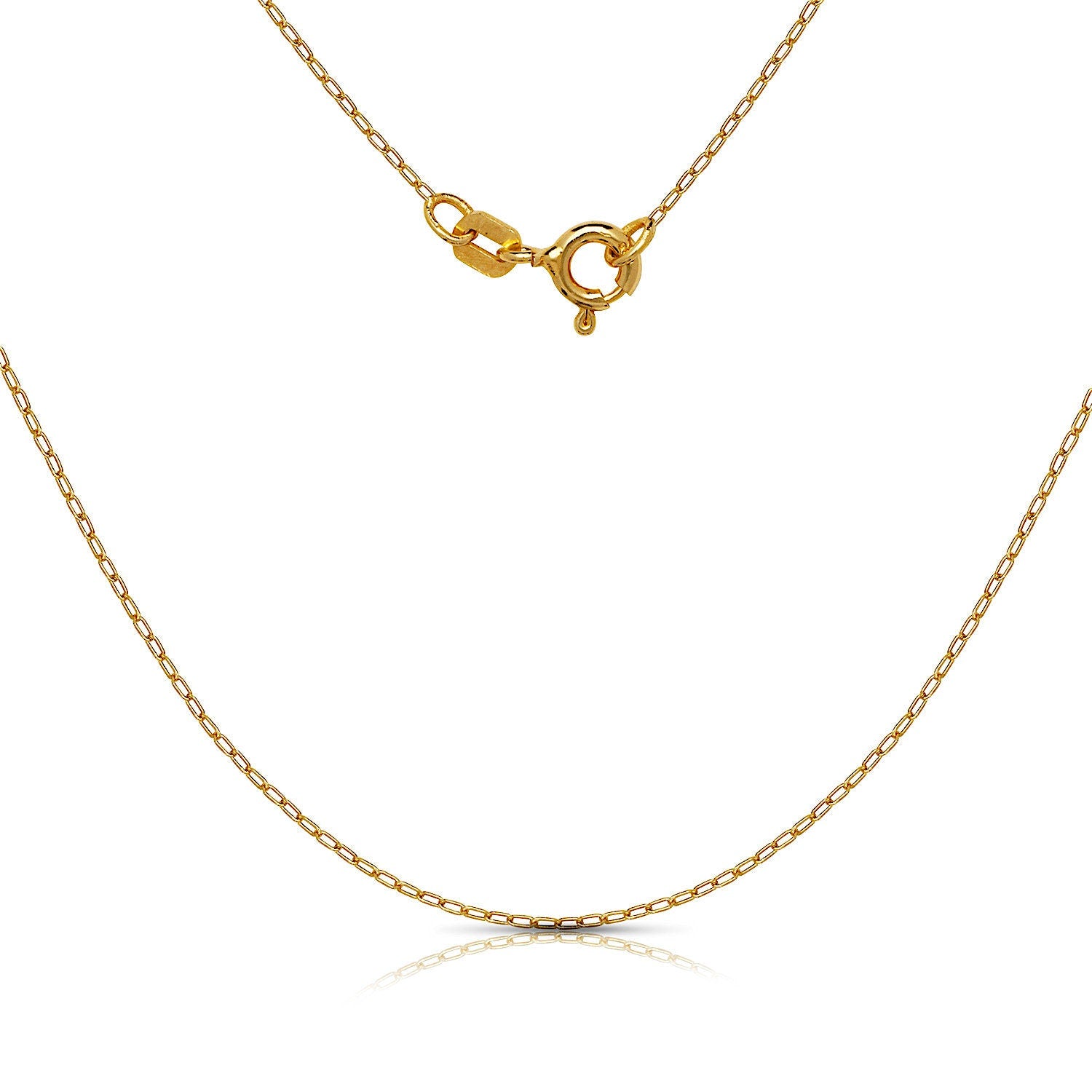 14k Yellow Gold 18" Diamond-cut Star of David Cross Interfaith Necklace