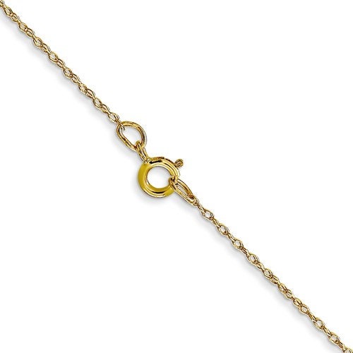 14k Gold Two-Toned Diamond-Cut Cross Necklace