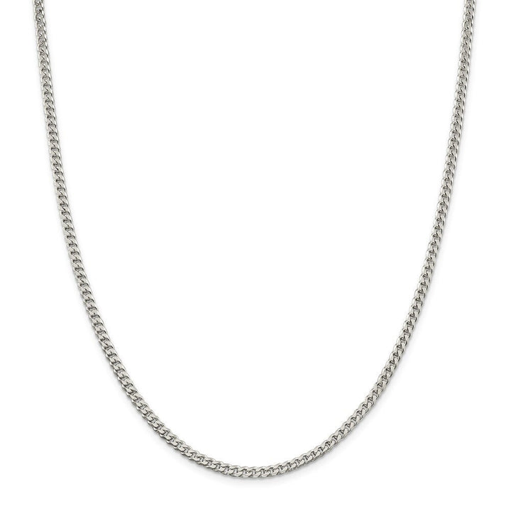 925 Sterling Silver Polished 3.15mm Curb Chain Necklace - Jewelry Gifts for Men or Boys- Length Options:  22 26 30