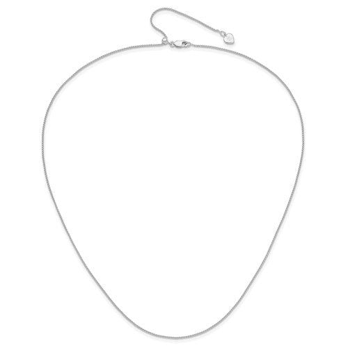 925 Sterling Silver Polished Adjustable 1mm or 1.3mm Wheat Spiga Chain Necklace - Adjustable Necklace for Women - Length Options:  22 30 36