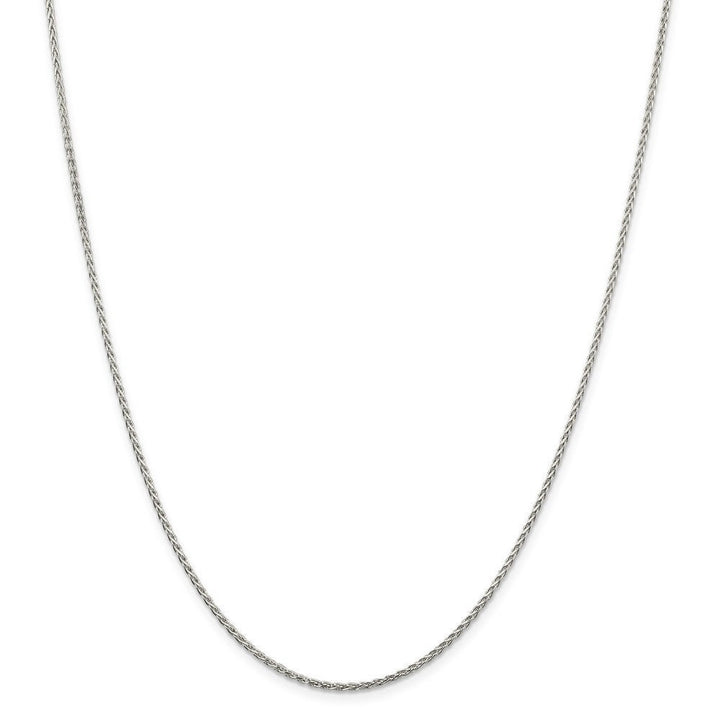 925 Sterling Silver Solid 1.5mm Diamond Cut Spiga Chain Necklace - Jewelry Gifts for Men or  Women - Length Options:  16 18 20 24