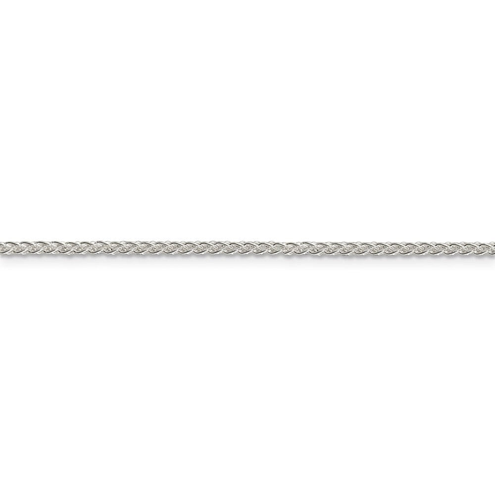 925 Sterling Silver 1.75mm Polished Wheat Chain - 16-42"