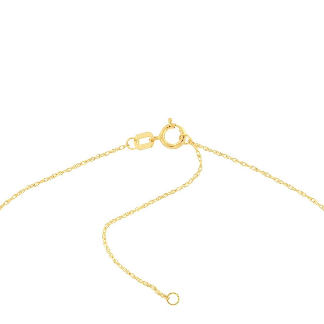Solid 14k Gold Dainty Flat Heart Necklace - Adjustable Heart Necklace - Layering Necklace - Gold Heart Necklace for women teens