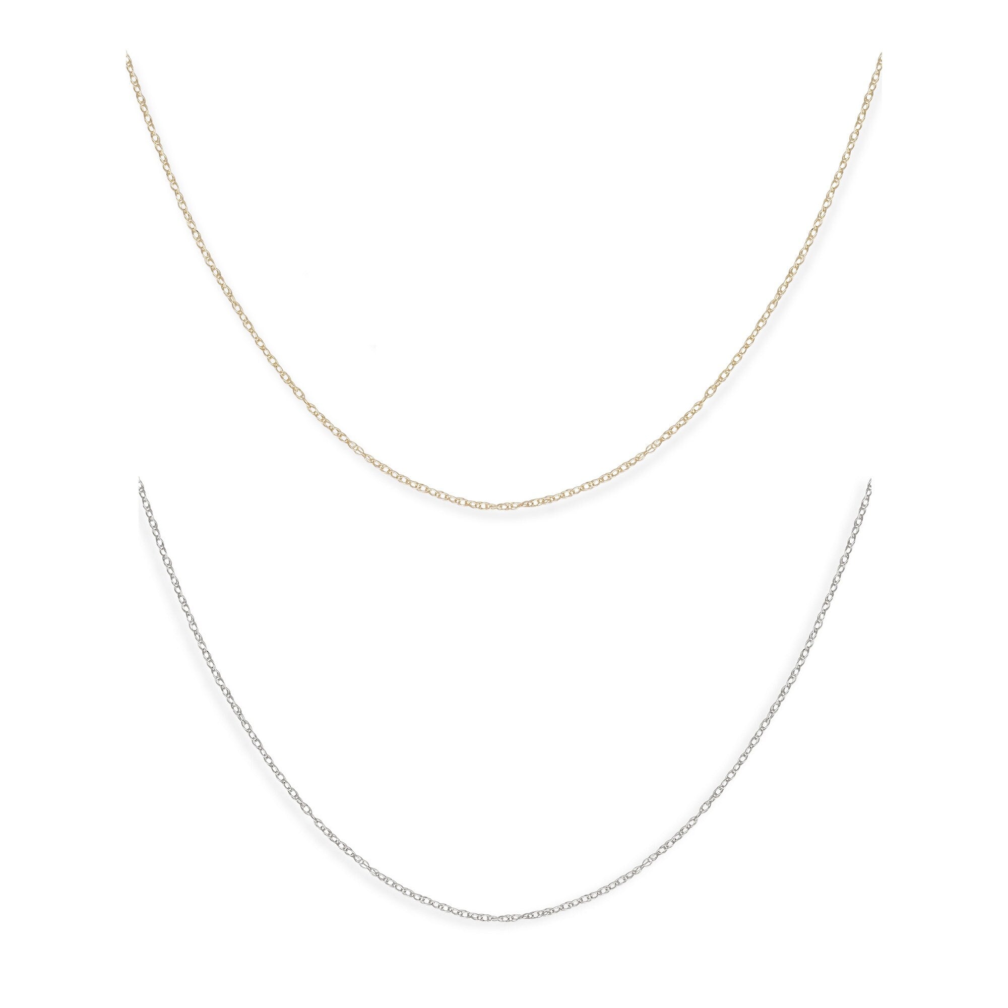 Solid 14k Yellow, Rose or White Gold Small Polished Cross Pendant Necklace