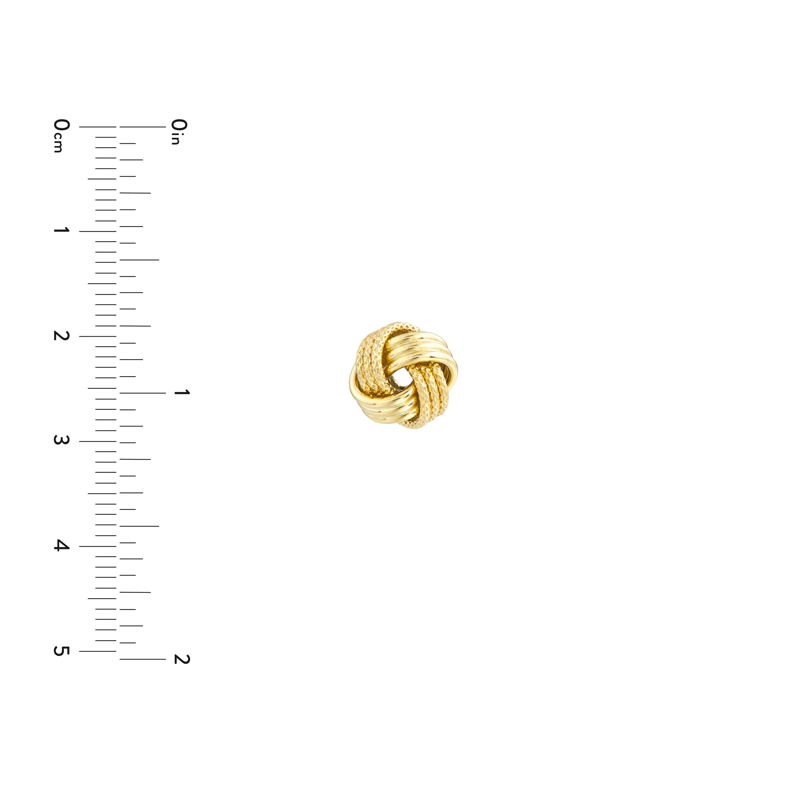 The Twist - 10K Gold Knot Earrings