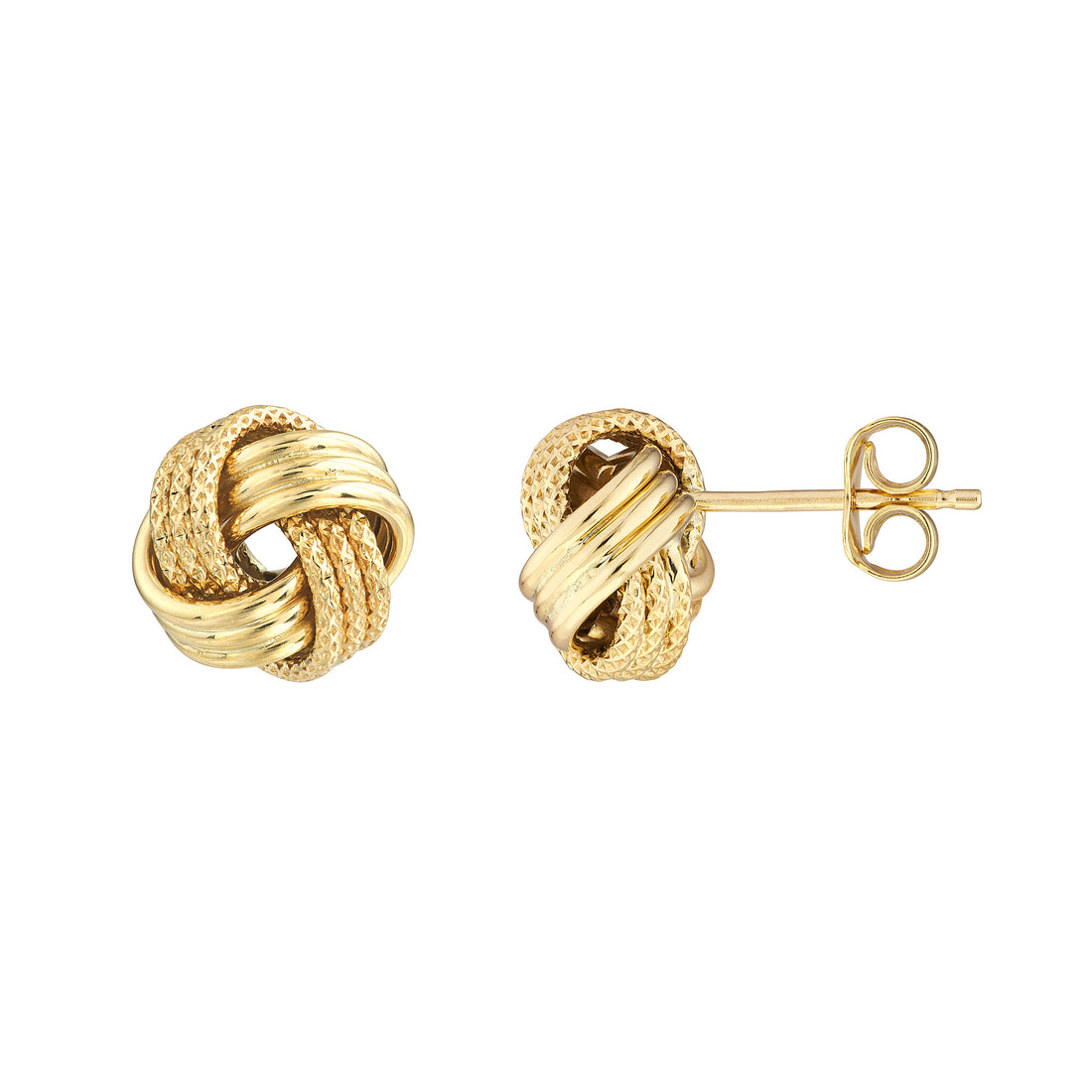 The Twist - 10K Gold Knot Earrings