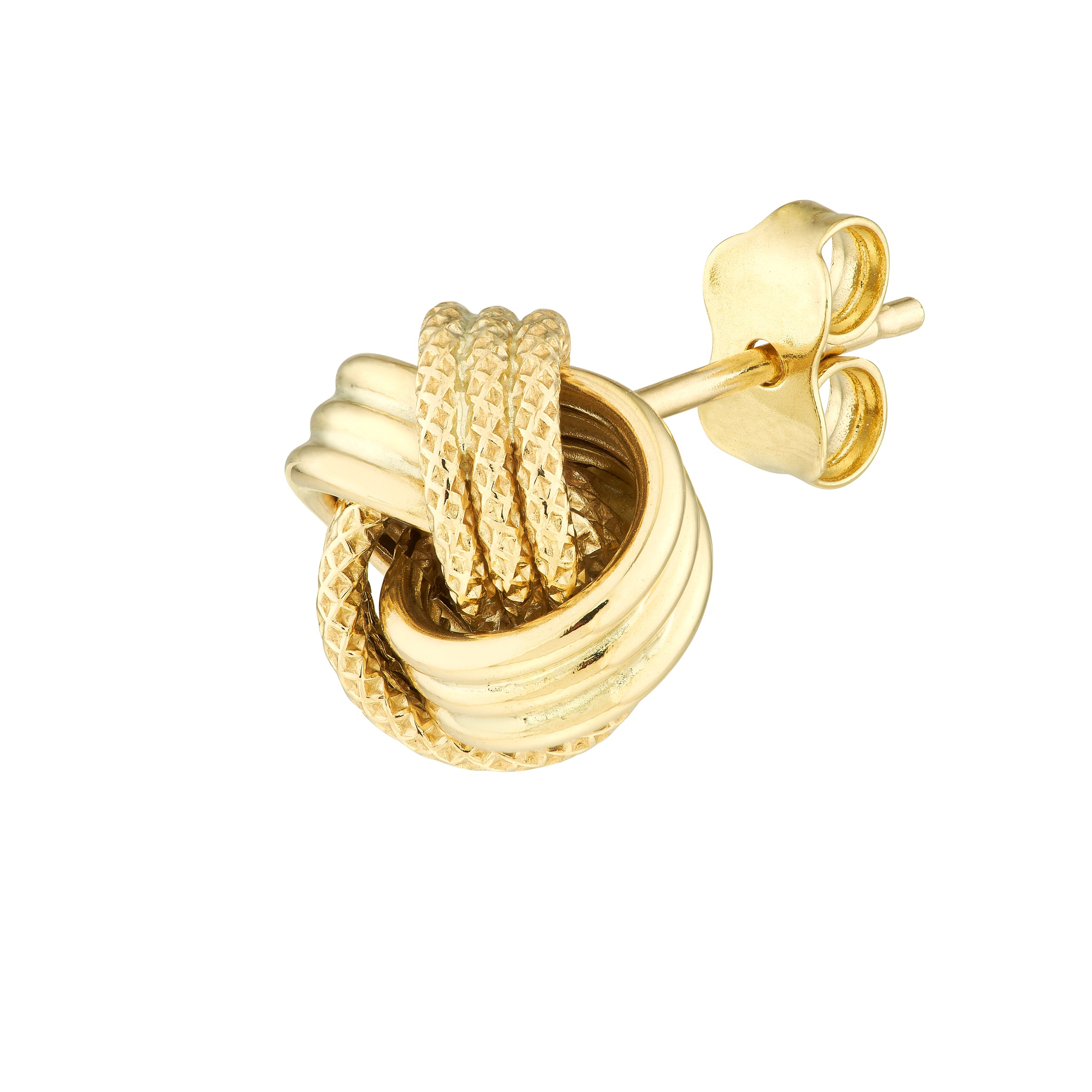 The Twist - 10K Gold Knot Earrings