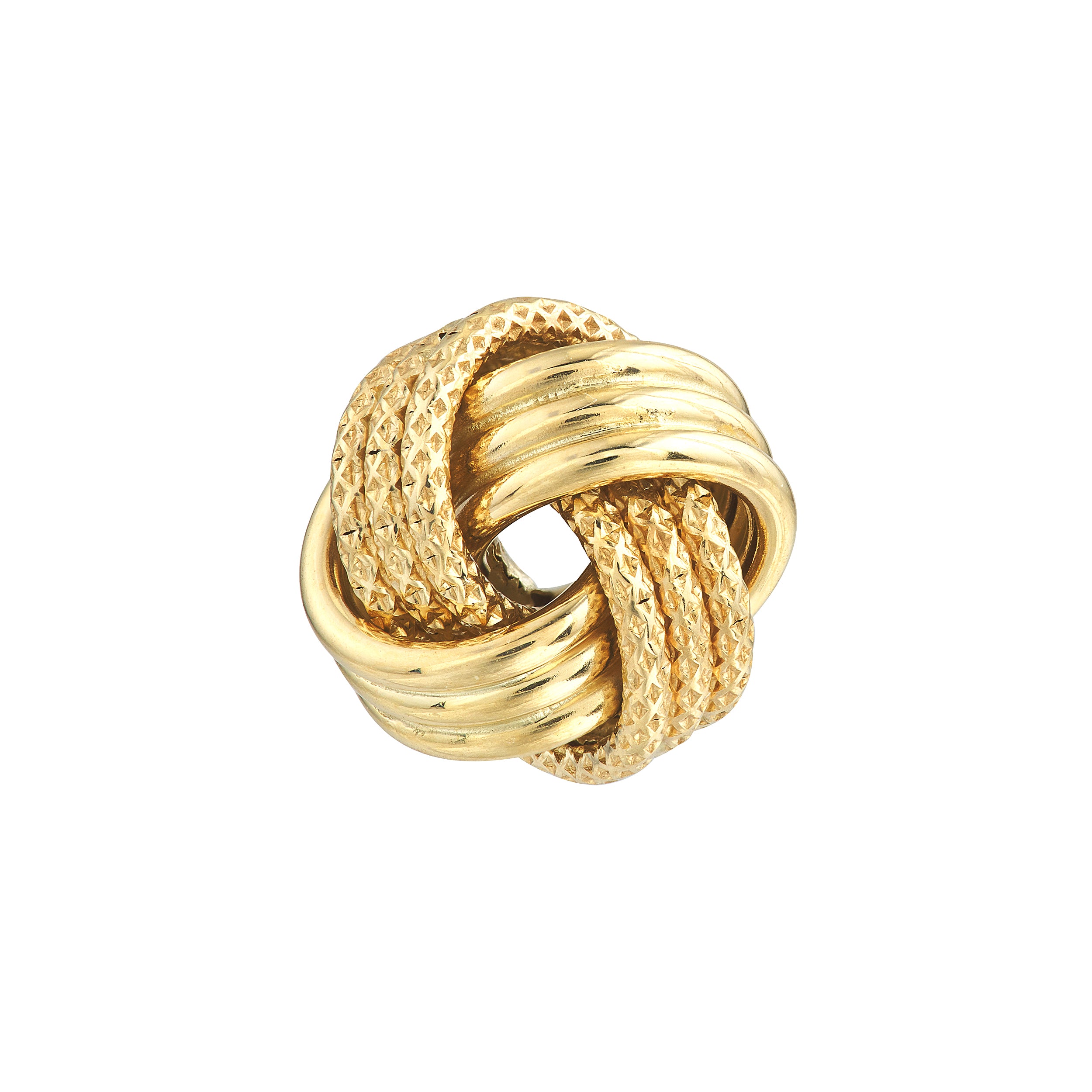 The Twist - 10K Gold Knot Earrings